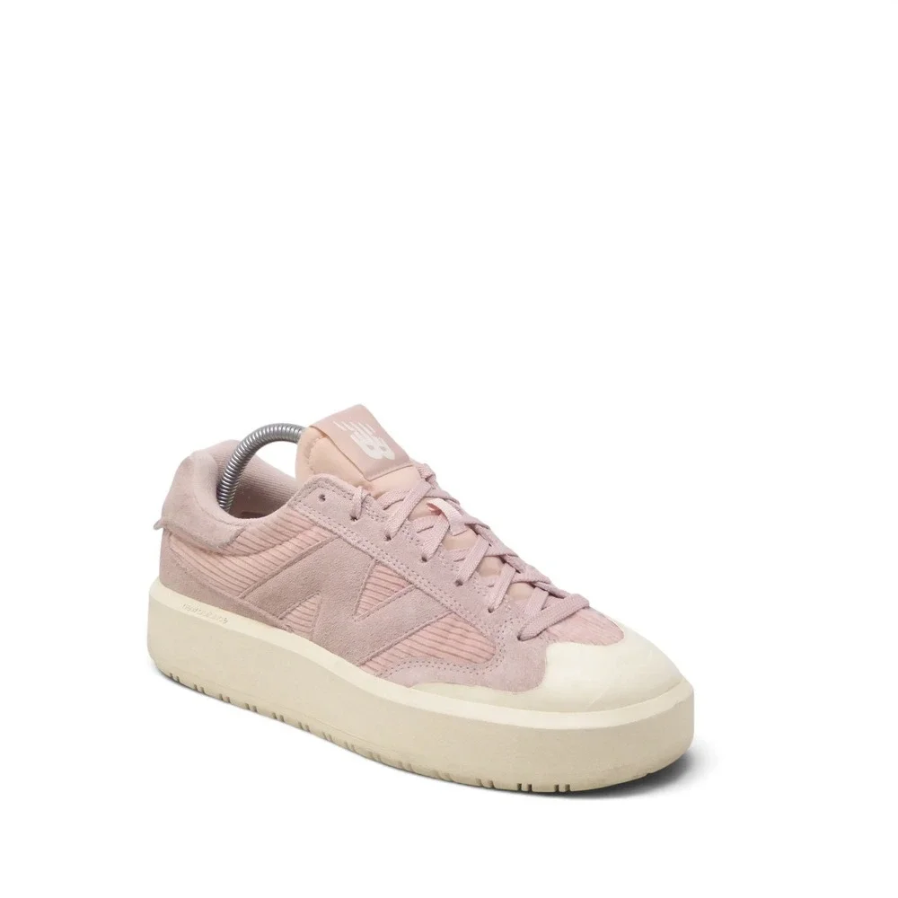 New Balance Mens CT302BC Sneakers Pink Corduroy Suede Platform Size 8